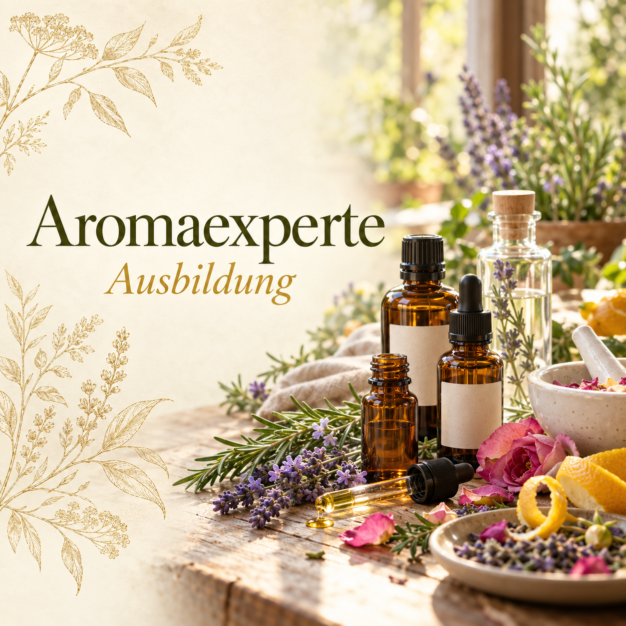 Aromaexperte Ausbildung – ätherische Öle, Lavendel und Duftpflanzen